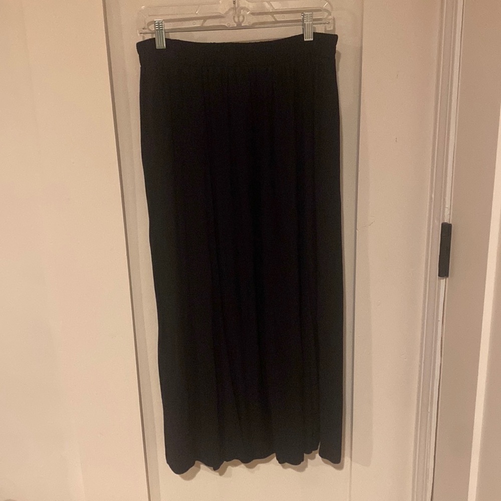 Anthony Mark Hankins Black Maxi Skirt Size Large